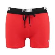 Puma Badbyxor Logo Swim Trunks Röd Small Herr