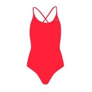 Puma V-Neck Padded Swimsuit Röd X-Large Dam