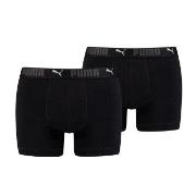 Puma Kalsonger 2P Sport Cotton Boxers Svart bomull Small Herr