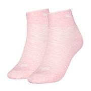Puma Strumpor 2P Women Quarter Socks Ljusrosa Strl 35/38 Dam