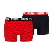 Puma Kalsonger 2P Everyday Aop Boxer Röd/svart bomull Medium Herr