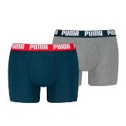 Puma Kalsonger 2P Men Everyday Basic Boxer Marin/Grå bomull Large Herr