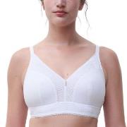 Chantelle BH EasyFeel Wirefree Support Bra Vit nylon G 70 Dam
