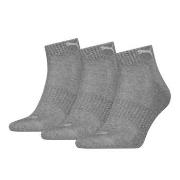 Puma Strumpor 3P Cushioned Quarter Sock Grå Strl 43/46