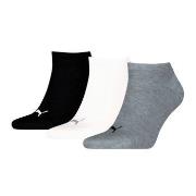 Puma Strumpor 3P Sneaker Socks Svart/Grå Strl 47/49