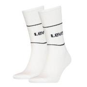Levis Strumpor 2P Organic Cotton Sock Vit/Svart Strl 43/46