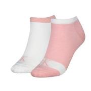 Calvin Klein Strumpor 2P Glossy Sneaker Socks Vit/Rosa Strl 35/38 Dam