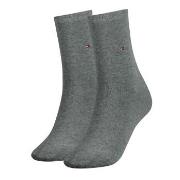 Tommy Hilfiger Strumpor 2P Women Classic Casual Socks Grå Strl 35/38 D...