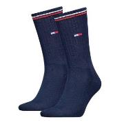 Tommy Uni TJ Iconic Crew Socks Strumpor 2P Marin Strl 43/46