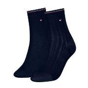 Tommy Hilfiger Strumpor 2P Women Shine Short Socks Marin Strl 39/42 Da...