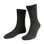 Amanda Christensen Strumpor Grade Wide Rib Ankle Socks Oliv Strl 47/50