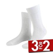 Amanda Christensen Strumpor Grade Wide Rib Ankle Socks Vit Strl 43/46