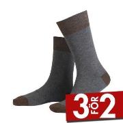 Amanda Christensen Strumpor True Contrast Ankle Sock Grå Strl 47/50