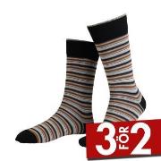 Amanda Christensen Strumpor True Multi Stripe Ankle Sock Röd/svart Str...