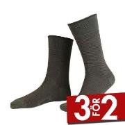 Amanda Christensen Strumpor True Stripe Ankle Sock Oliv Strl 43/46