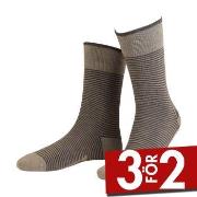 Amanda Christensen Strumpor True Stripe Ankle Sock Ljusbrun Strl 43/46
