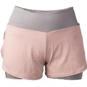 Salming Essential Shorts Women Grå/Rosa polyester Small Dam