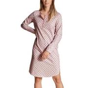 Calida Lovely Nights Nightdress Rosa Mönstrad bomull Large Dam