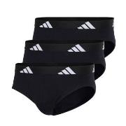 adidas Kalsonger 3P Active Flex Cotton Brief Svart bomull Small Herr