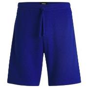 BOSS Waffle Nightwear Shorts Blå Small Herr