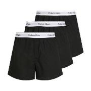 Calvin Klein Kalsonger 3P Slim Boxers Svart bomull Large Herr