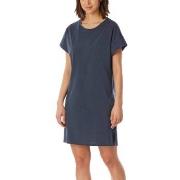 Schiesser Casual Nightwear Short Sleepshirt Mörkgrå bomull 36 Dam