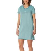 Schiesser Short Sleeve Sleepshirt Ljusgrön bomull 36 Dam