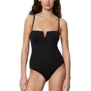 Marc O Polo Bandeau Swimsuit Svart Large Dam