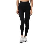 Björn Borg Studio Seamless Ribbed Tights Svart polyamid X-Large Dam