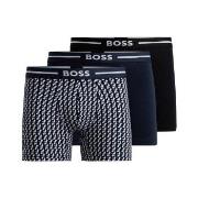 BOSS Kalsonger 6P Bold Design BoxerBr Svart/Blå bomull X-Large Herr