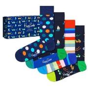 Happy socks Strumpor 4P Navy Gift Box 650 Blå Strl 41/46
