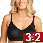 Damella BH Carla Soft Bra Svart polyester E 70 Dam