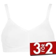 Damella BH Carla Soft Bra Vit polyester D 90 Dam