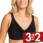 Damella BH Felice Soft Bra Svart bomull C 100 Dam