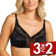 Damella BH Vera Soft Bra Svart polyester C 70 Dam