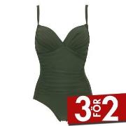 Damella Miranda Swimsuit Mörkgrön B/C 48 Dam