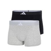 adidas Kalsonger 2P Active Flex Cotton Body Trunk Svart/Grå bomull Med...