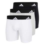 adidas Kalsonger 3P Active Flex Cotton Boxer Brief Vit/Grå bomull X-La...