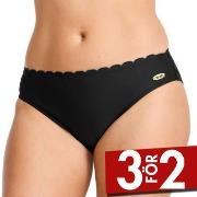 Damella Emily Wavy Bikini Brief Svart 36 Dam