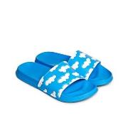 Happy Socks Cloudy Pool Slide Blå Mönstrad Strl 40/41