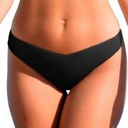 Wiki Low Cut Brazilian Bikini Brief Svart Medium Dam