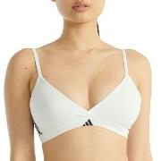 adidas BH Sport Active 3 Stripes Triangle Bralette Vit bomull X-Small ...