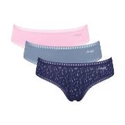 Sloggi Trosor 3P GO Crush Hipster Briefs Flerfärgad-2 bomull Medium Da...