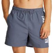 Calvin Klein Badbyxor Medium Swim Shorts Intense Power Grå polyester X...