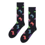 Happy socks Strumpor Gaming Controller Sock Svart mönstrad bomull Strl...