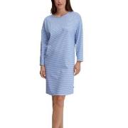 Calida Lovely Nights Long Sleeve Nightdress Ljusblå bomull X-Large Dam
