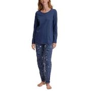 Calida Mystic Nights Pyjamas Marin bomull X-Small Dam