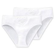 Schiesser Trosor 2P Cotton Essentials Tai Panties Vit bomull X-Large D...