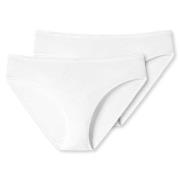 Schiesser Trosor 2P 95-5 Organic Tai Vit bomull 4XL Dam