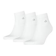 Calvin Klein Strumpor 3P Classic Quarter Socks For Men Vit Strl 43/46 ...